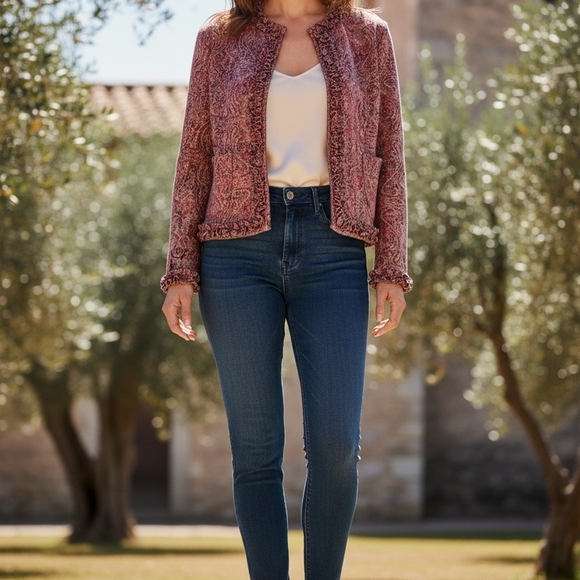 J. Bee Jackets & Blazers - J Bee Women's Paisley Blazer